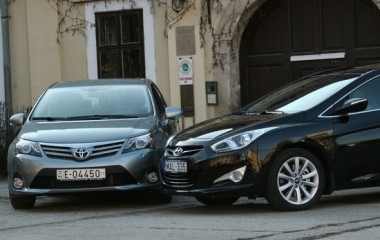Összehasonlító teszt: Hyundai i40 - Toyota Avensis
